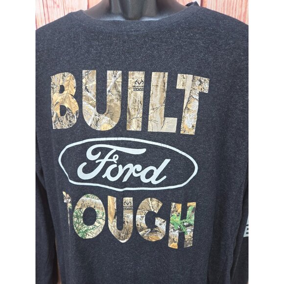 Realtree + Ford "Built Ford Tough" L/S T-Shirt Medium - Picture 3 of 7